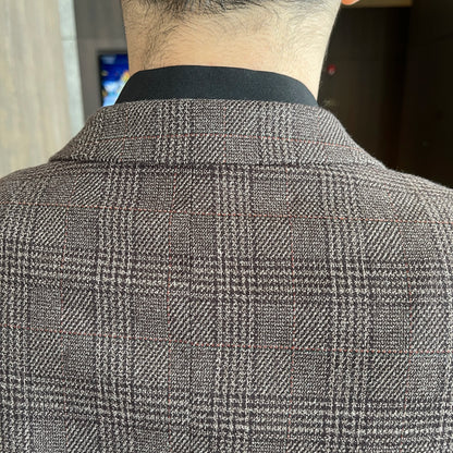 Men's Plaid 3-Piece Suit – Business Casual