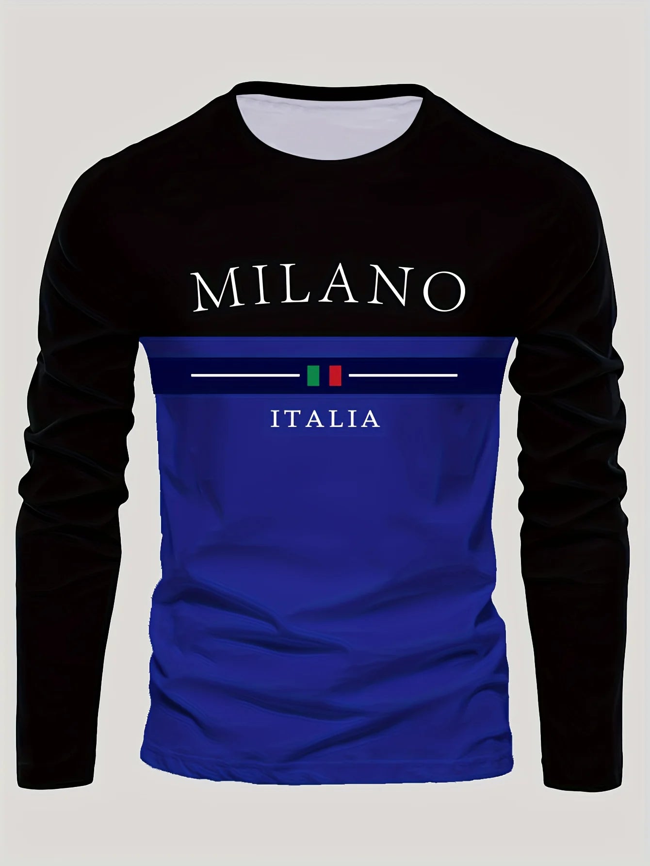 Men's summer casual print T-shirt breathable quick-dry