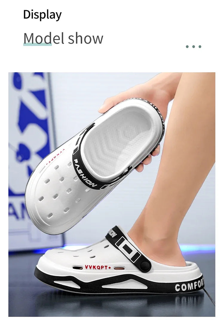 Men's EVA sandals, casual comfortable, outdoor beach garden