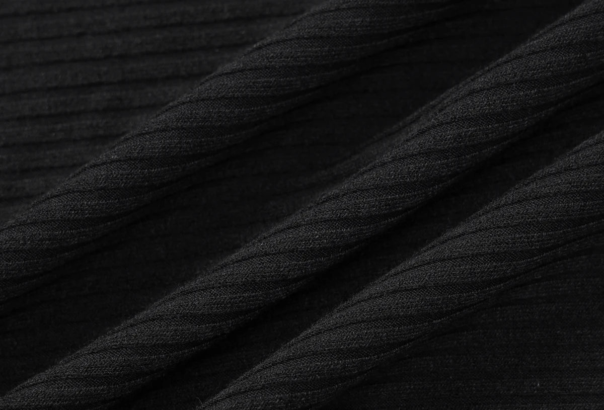 Dulzura Women’s Autumn Mini Dress – O-Neck, Long Sleeve, Ruffle Patchwork