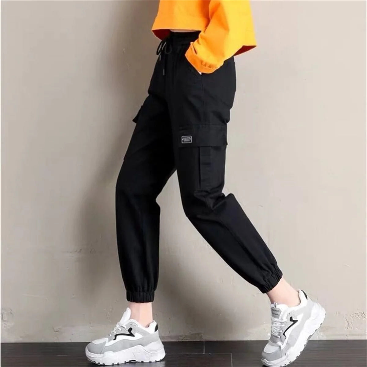 Women's Cool Cargo Joggers - High Waist Casual Pants