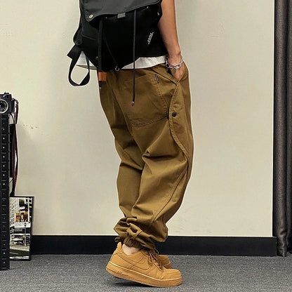 Men’s Oversize Cargo Pants Streetwear Joggers