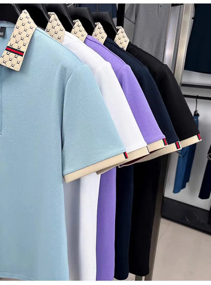 Luxury B letter polo shirt men summer fashion