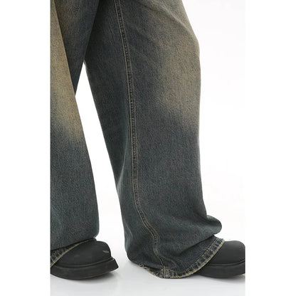 Men’s baggy wide leg vintage denim jeans