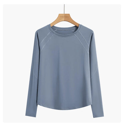 Women Yoga Shirt Quick-Dry Breathable Workout Activewear