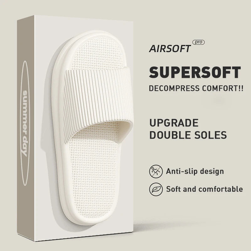 Unisex summer EVA slippers, non-slip, lightweight, comfy