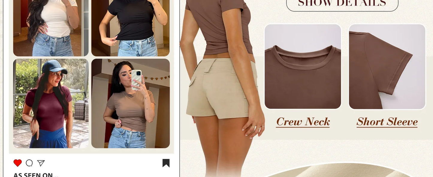 Sexy Slim Fit White Crop Tee  Women’s Streetwear Tank Top