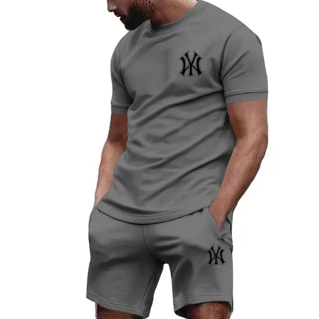 Men's Summer Sports Set – T-Shirt & Shorts 2025