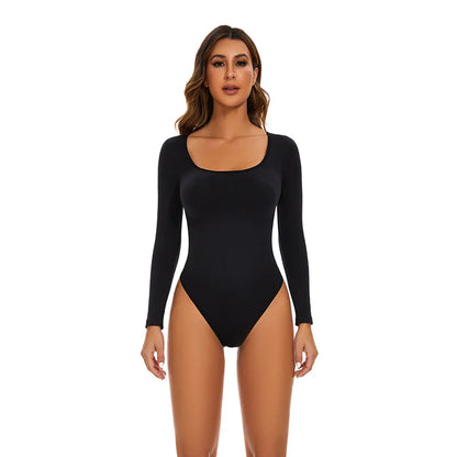 GUUDIA Seamless Long Sleeve Bodysuit – Tummy & Waist Shaper