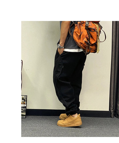 Men’s Oversize Cargo Pants Streetwear Joggers