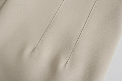 TRAFZA Women High Waist Slim Pants Office & Street Style 2024