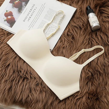 Seamless push-up bra – soft, breathable, wireless comfort