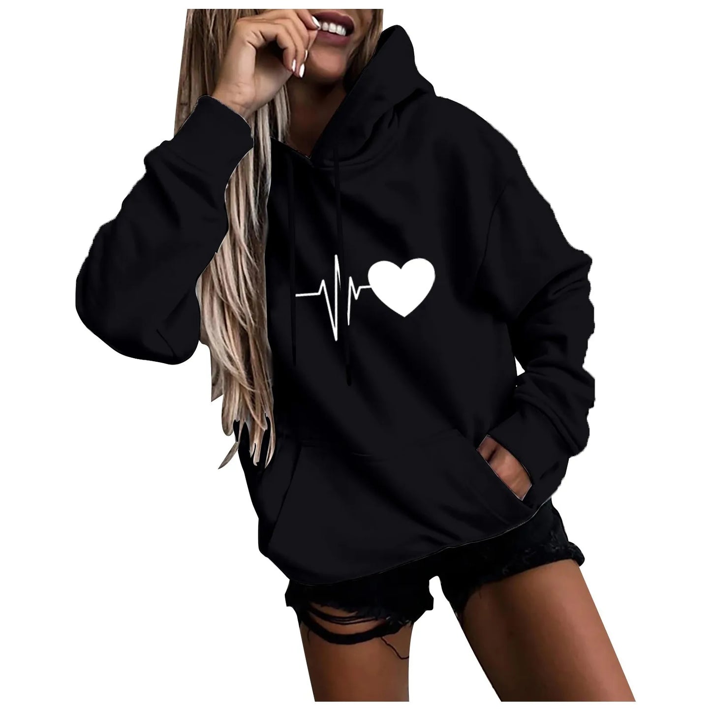 Casual Fun Print Women's Hoodie