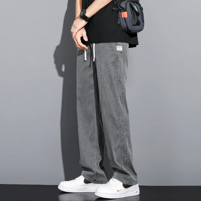 Men's Spring/Summer Soft Lyocell Loose Jeans