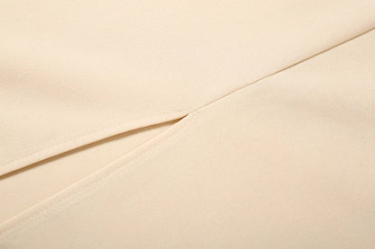 Weird Puss Women's 2-Piece Ruffled Jacket & Skirt