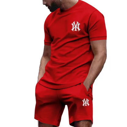 Men's Summer Sports Set – T-Shirt & Shorts 2025