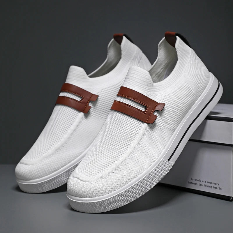 Men's Casual Lightweight Breathable Sports Walking Canvas Shoes