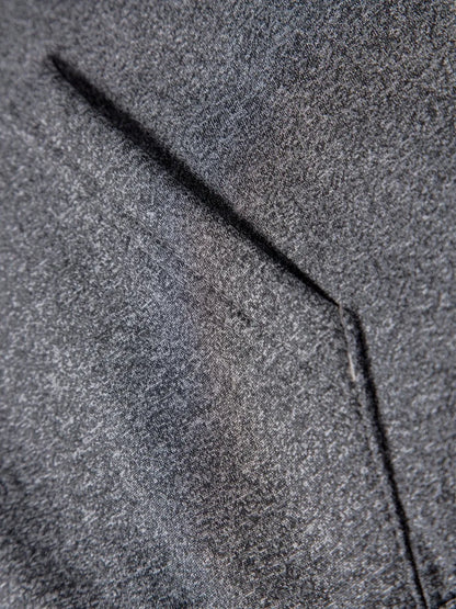 Men's Winter Zipper Jacket Fleece Hooded Coat