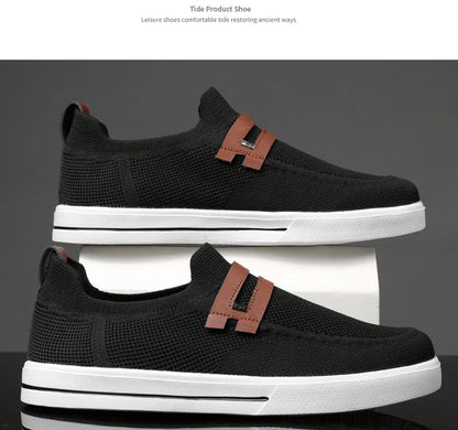 Men's Casual Lightweight Breathable Sports Walking Canvas Shoes