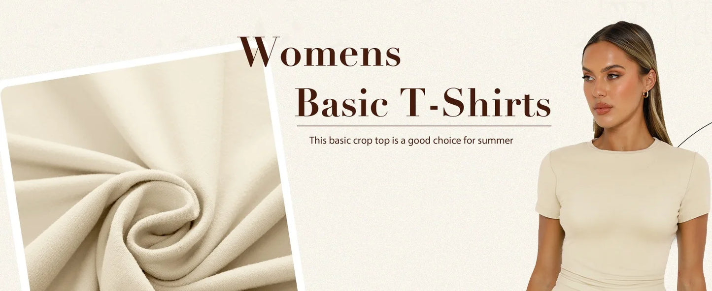 Sexy Slim Fit White Crop Tee  Women’s Streetwear Tank Top