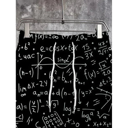 Men's Autumn 2025 Street Trousers – Soft 3D Graffiti