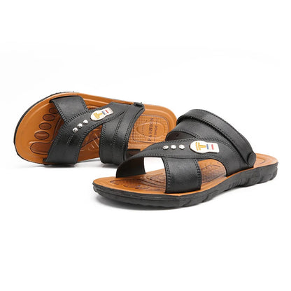 Leather Sandals Outdoor Beach Summer Anti-Slip Breathable Casual Comfort