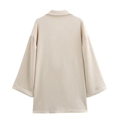 Women’s Autumn Blazer & Pants Set – Office Outfit