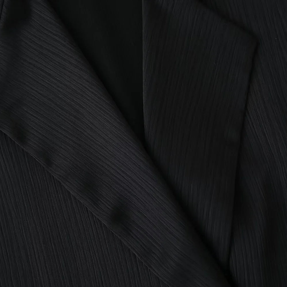 Women's EU/US Style Double-Breasted Suit Set