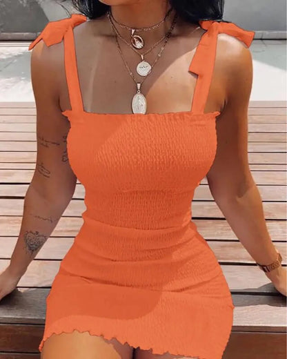 Short White Dress Off-Shoulder Sexy Summer Mini