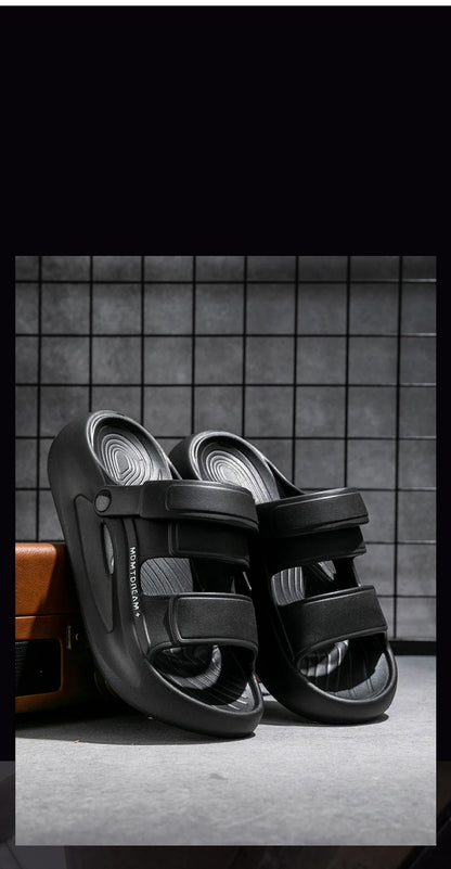 Men Sandals, Fashion, Sports, Comfortable, Soft, Beach, Street, EVA