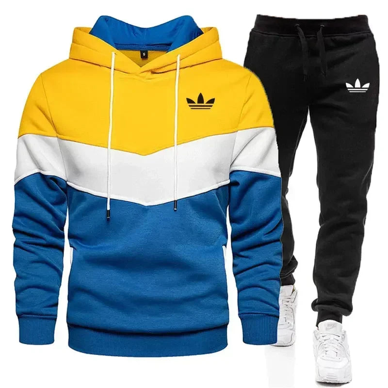 5 Men’s Hoodie & Jogger Set – Casual Sportswear 2025