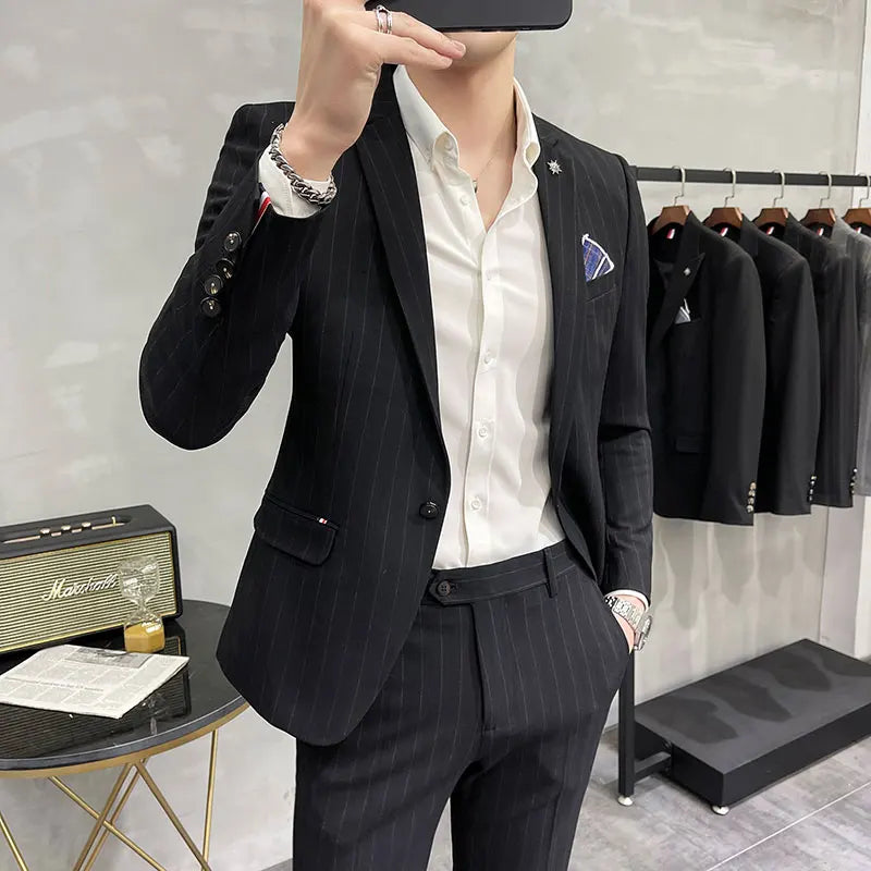 Men's Luxury Two-Piece Wedding & Business Suit