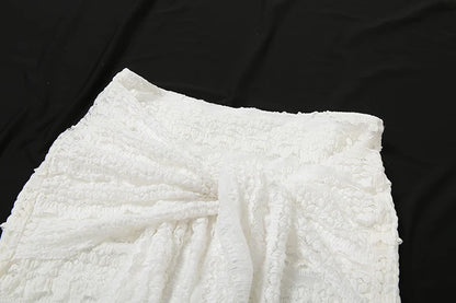 Weird Puss Y2K 2-Piece Tube Top & Skirt