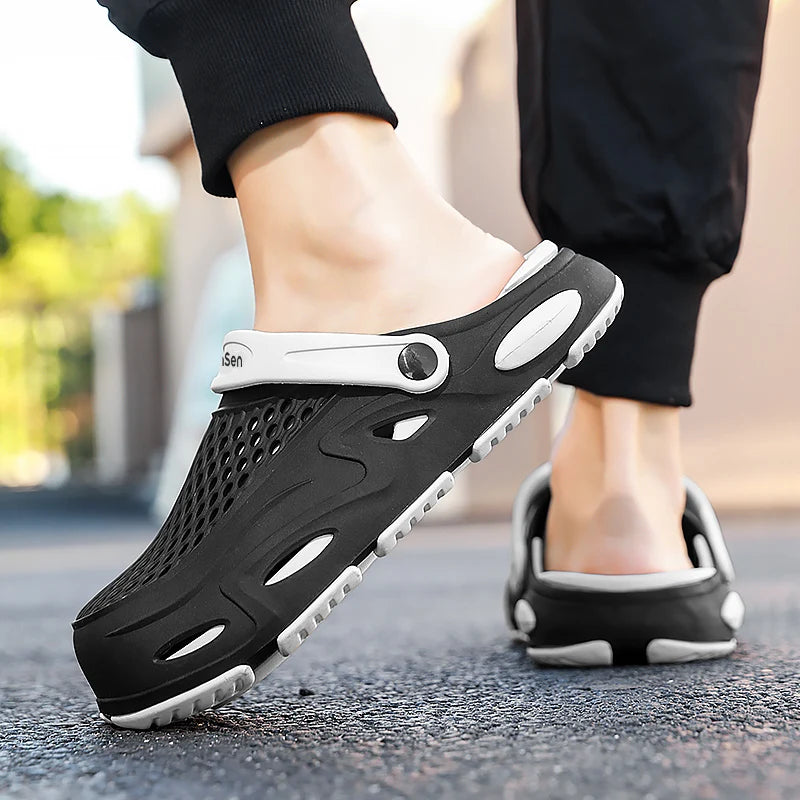 Men's summer sandals breathable soft non-slip outdoor shoes