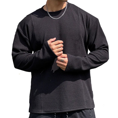 Men's long sleeve T-shirt casual sports fitness running