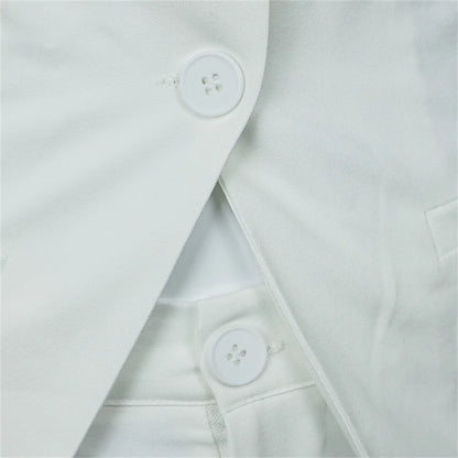 Women's Summer Denim Shorts Set Sleeveless Top & High Waist Shorts