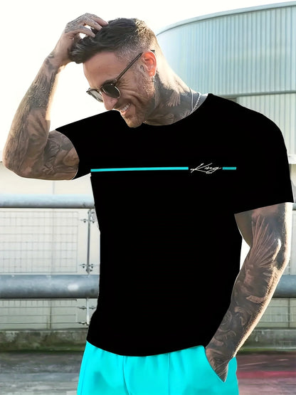 2025 Summer Men's Casual Short Sleeve Suit & Shorts