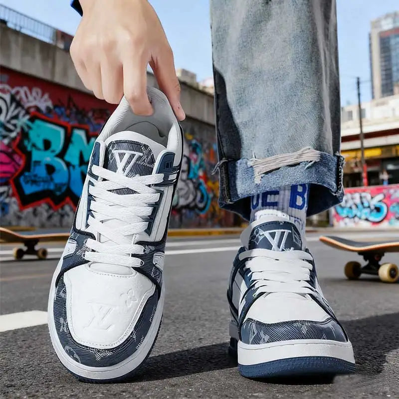 Luxury 2025 LV sneakers, unisex casual fashion shoes