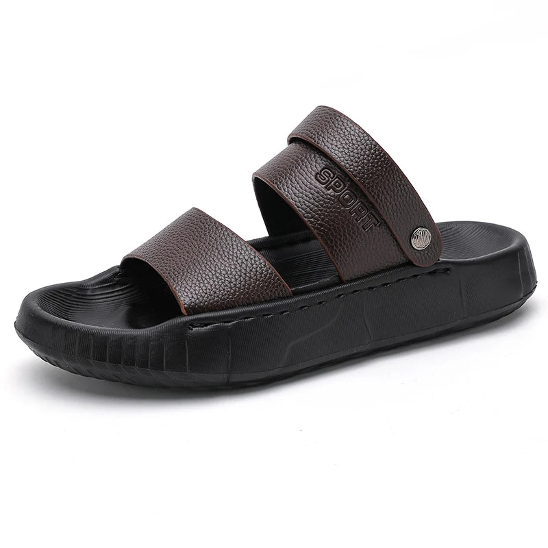 Men's casual summer sandals soft sole beach shoes