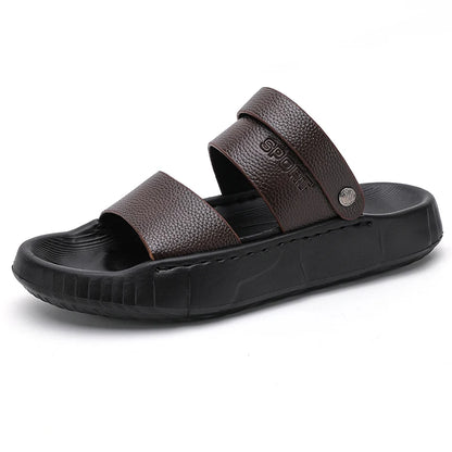 Men's casual summer sandals soft sole beach shoes