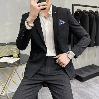 Men's Luxury Two-Piece Wedding & Business Suit