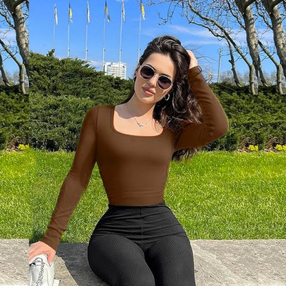 GUUDIA Seamless Long Sleeve Bodysuit – Tummy & Waist Shaper