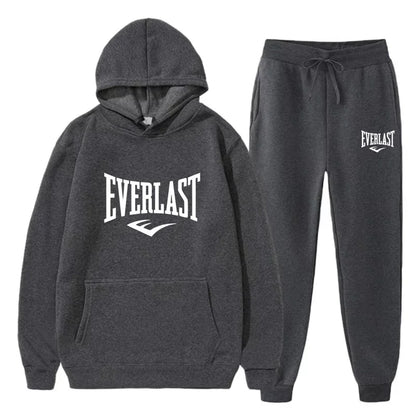 Men's EVERLAST Gym Hoodie & Running Set