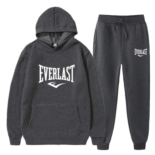 Men's EVERLAST Gym Hoodie & Running Set
