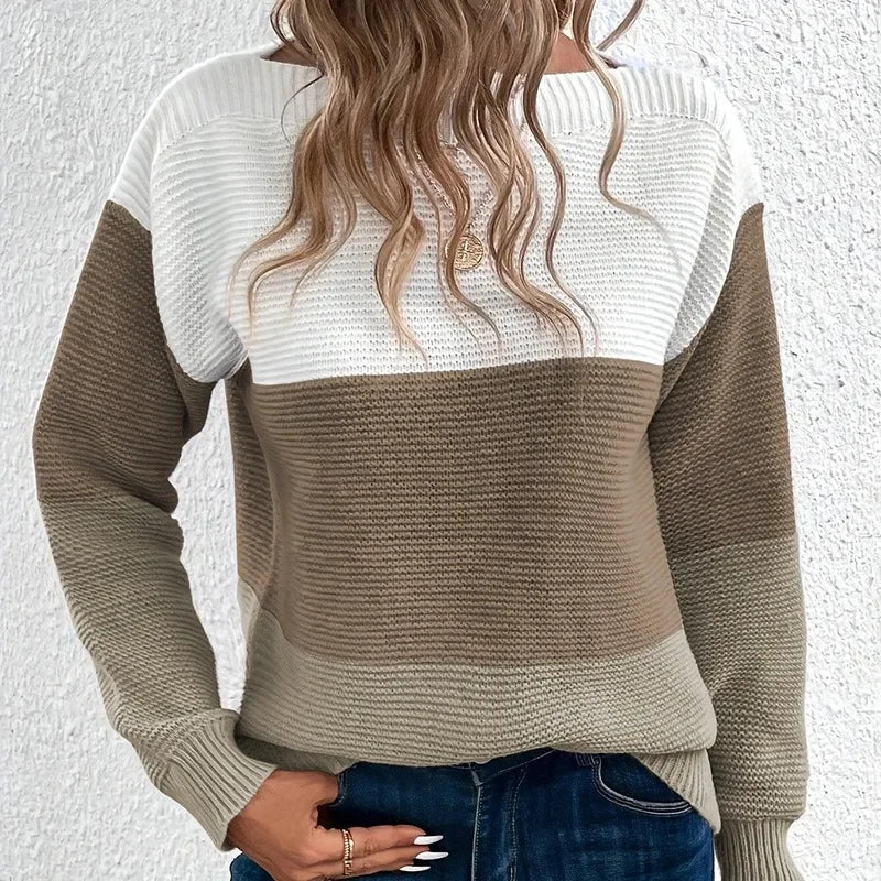 Women Sweater, Long Sleeve Casual Fall Warm Jumper Comfortable Trendy