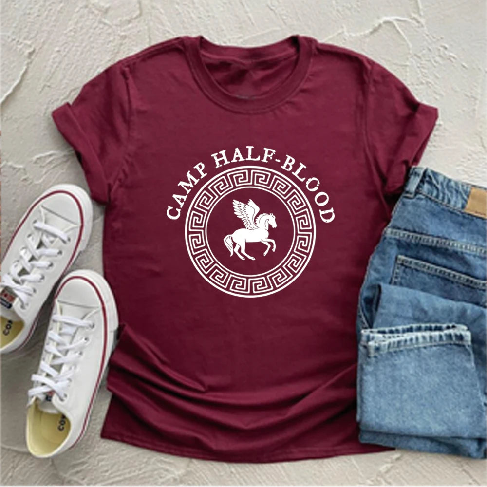 Camp Jupiter Percy Jackson Unisex T-Shirt – Gothic Short Sleeve