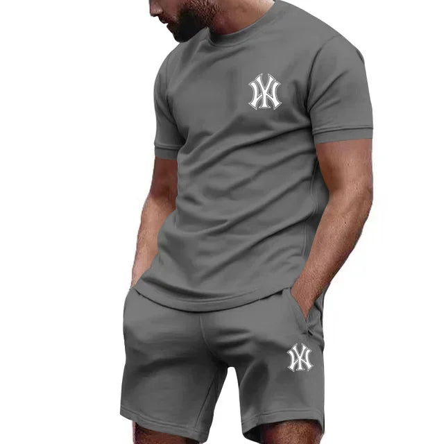 Men's Summer Sports Set – T-Shirt & Shorts 2025