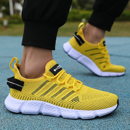Men’s Breathable Mesh Running Shoes Comfortable Stylish Outdoor