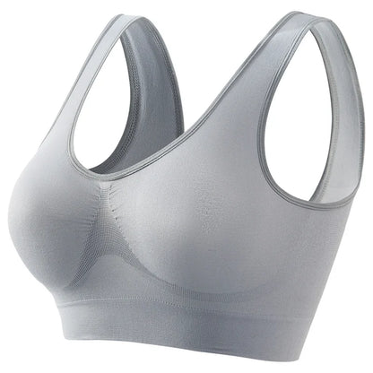 Seamless sports bra women, padded yoga running underwear