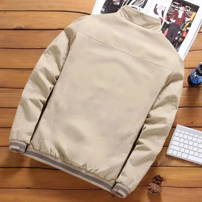 Men's Jacket Winter Coat Casual, Warm Thickened Zipper Large Cold-proof